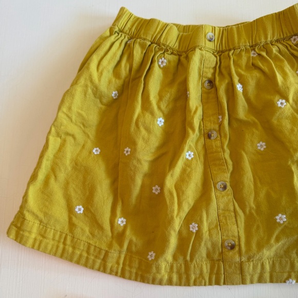 Mini Boden Girl’s Bundle 8-9Y Pink Ruffle Skort & Yellow Embroidered Skirt - Picture 3 of 11